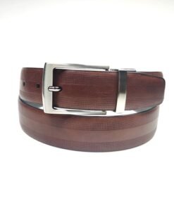 Mens Adjustable Casual Automatic Buckle Belt in PU Leather