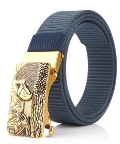 Outdoor Leisure Military Nylon Tactical Eagle Belt with Automatic Buckle for Men