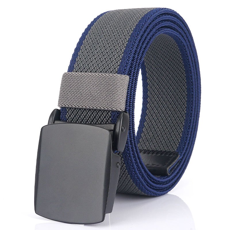 Outdoor Stretch Webbing Tactical Army Hiking Belts for Men with Plastic Buckle - Image 5