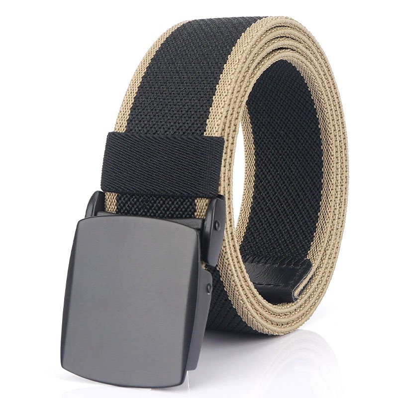 Outdoor Stretch Webbing Tactical Army Hiking Belts for Men with Plastic Buckle - Image 6