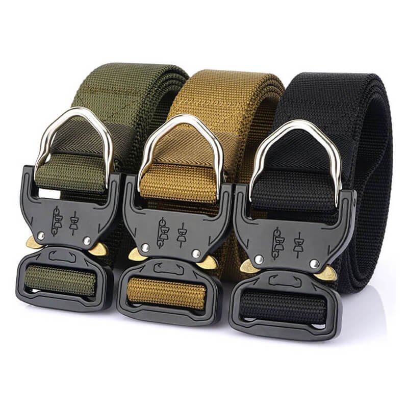 Tactical Rescue Work Solid Fabric Nylon Outdoor Belt - Image 6
