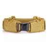 Unisex Adjustable Tactical Outdoor Fabric Solid Quick Release Belt