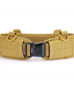 Unisex Adjustable Tactical Outdoor Fabric Solid Quick Release Belt