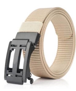 Casual Adjustable Automatic Outdoor Nylon Durable Mens Belt