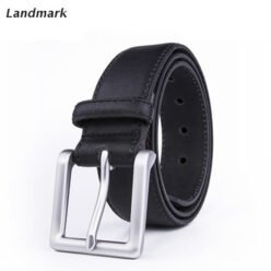 Split Leather Single Prong Buckle Belt LA2033