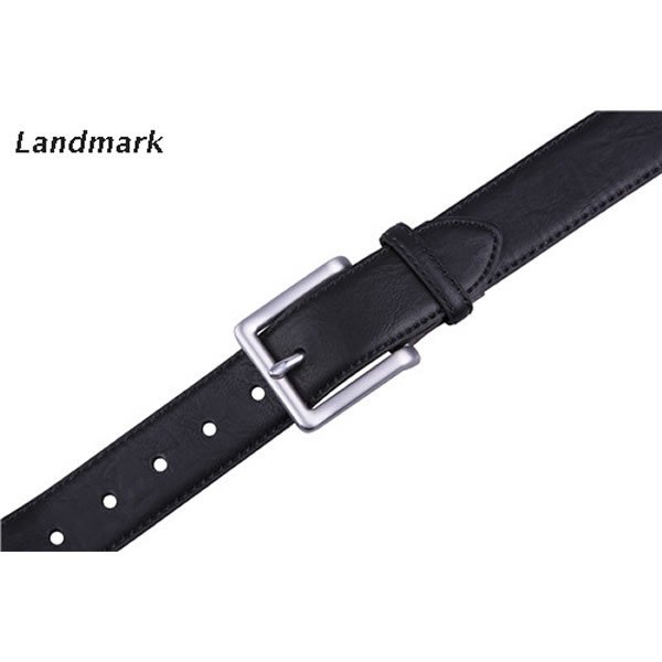 Split Leather Single Prong Buckle Belt LA2033 - Image 6