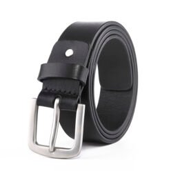 Top Grain Leather Single Prong Buckle Belt LA2088