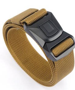 Men's Tactical Belts Quick Release Metal Buckle Military Webbing Nylon Belts