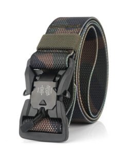 Magnetic Camouflage Adjustable Outdoor Tactical Belt Military Police Rigger Belt