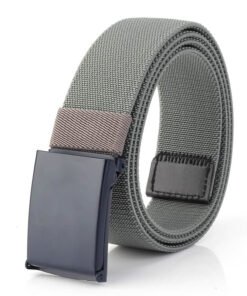 Mens Outdoor Stretch Tactical Utility Duty Military Belt with Automatic Buckle