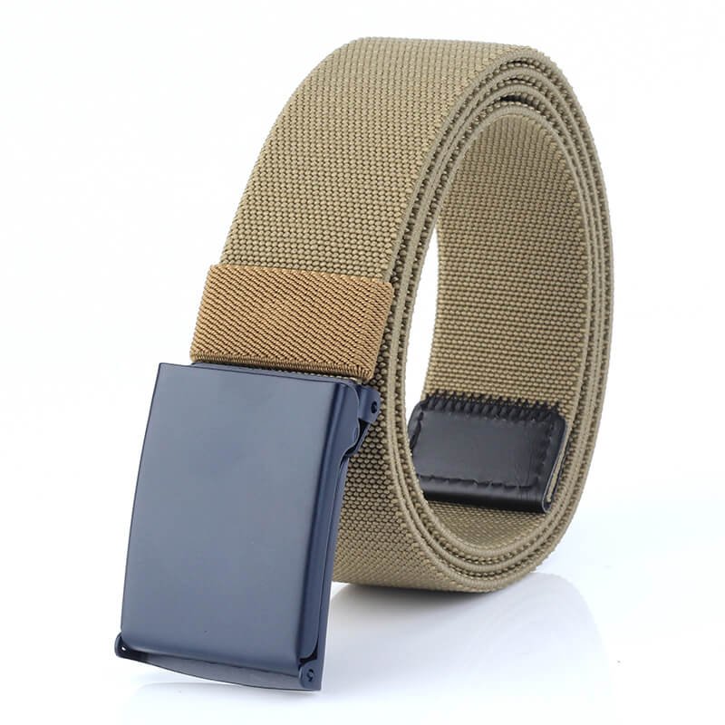 Mens Outdoor Stretch Tactical Utility Duty Military Belt with Automatic Buckle - Image 3