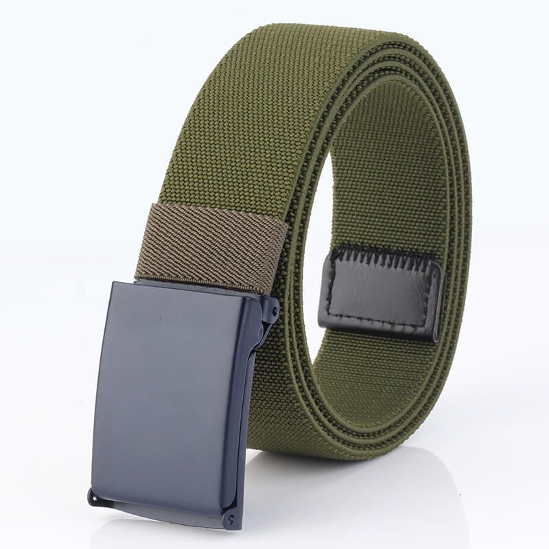 Mens Outdoor Stretch Tactical Utility Duty Military Belt with Automatic Buckle - Image 5