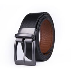 Reversible Genuine Leather Single Prong Buckle Belt LA2009