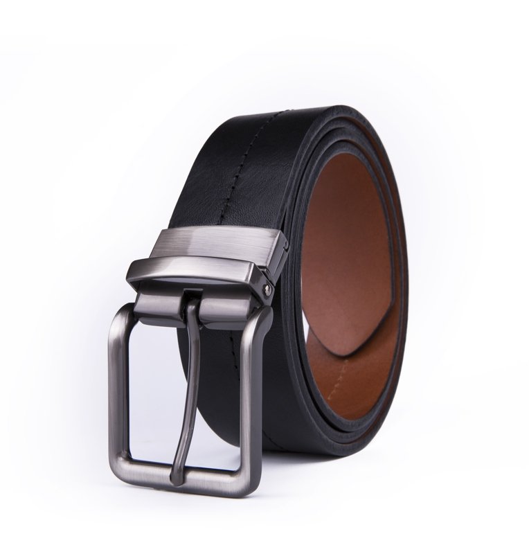 Genuine Leather Single Prong Buckle Belt LA2003