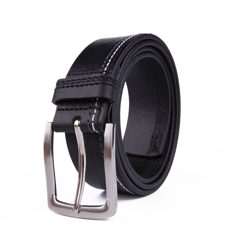 Split Leather Single Prong Buckle Belt LA2013