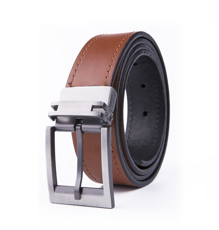 Reversible Single‑Prong Genuine Leather Belt LA1103 - Image 3