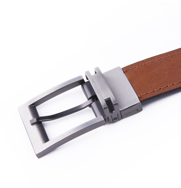 Reversible Single‑Prong Genuine Leather Belt LA1103 - Image 7