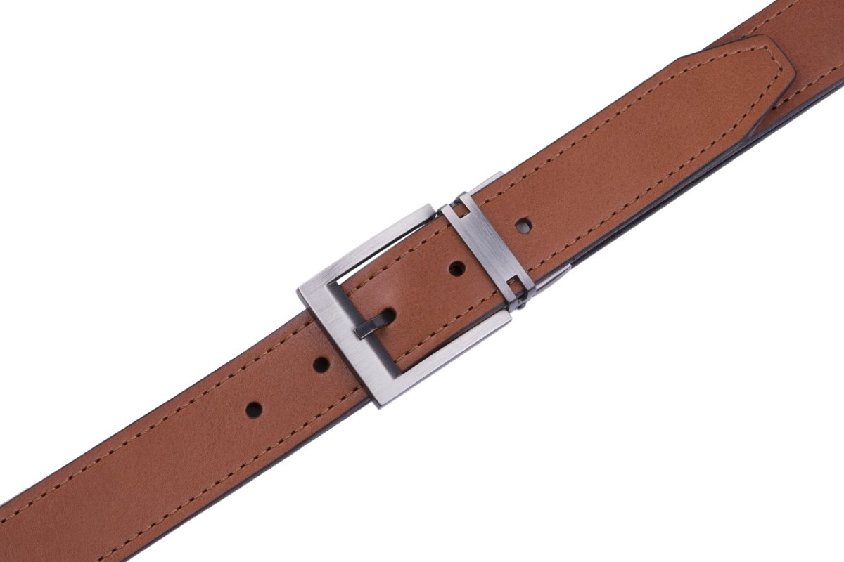Reversible Single‑Prong Genuine Leather Belt LA1103 - Image 8