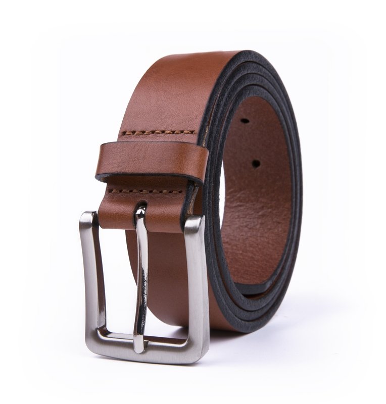 Genuine Leather Single Prong Buckle Belt LA1110
