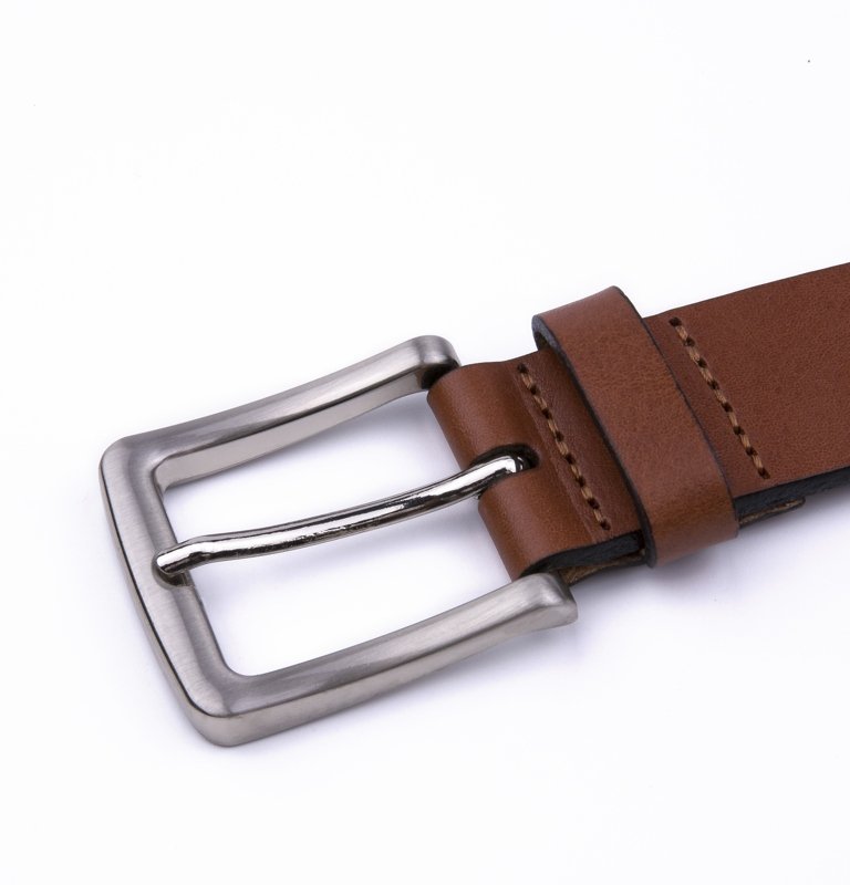 Genuine Leather Single Prong Buckle Belt LA1110 - Image 4