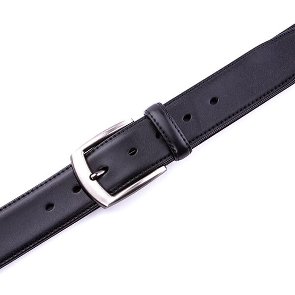 Wide Black Dress Full Grain Mens Leather Belt - Image 5