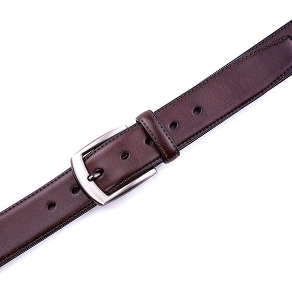 Wide Black Dress Full Grain Mens Leather Belt - Image 6