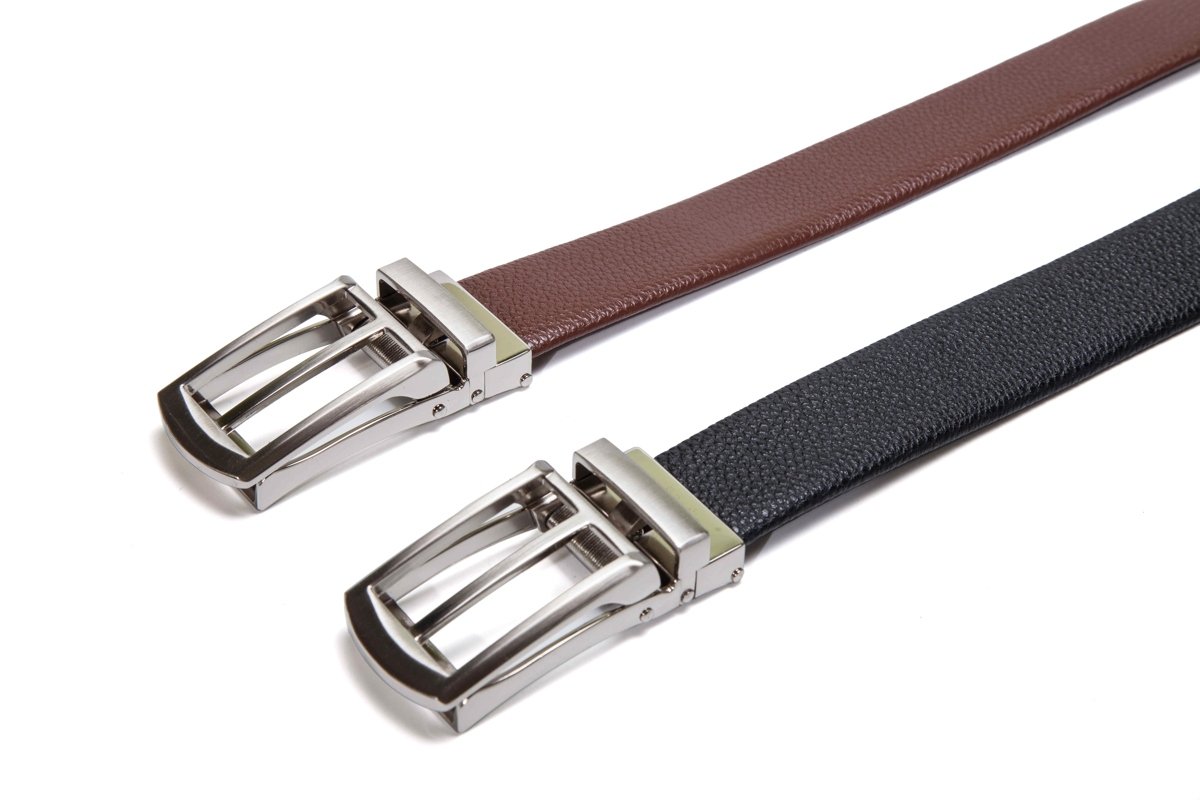Split Leather Ratchet Belt LA1014 - Image 7
