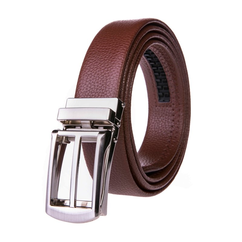 Split Leather Ratchet Belt LA1014 - Image 3