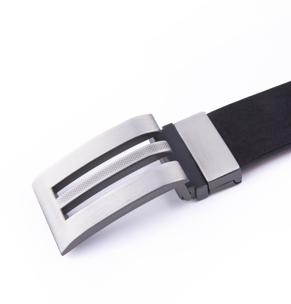 Genuine Leather Reversible Top Panels Belt LA1102 - Image 6