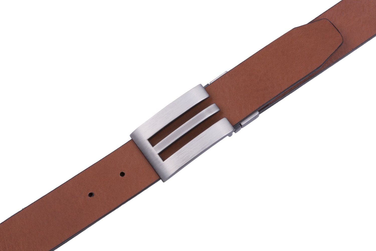 Genuine Leather Reversible Top Panels Belt LA1102 - Image 9