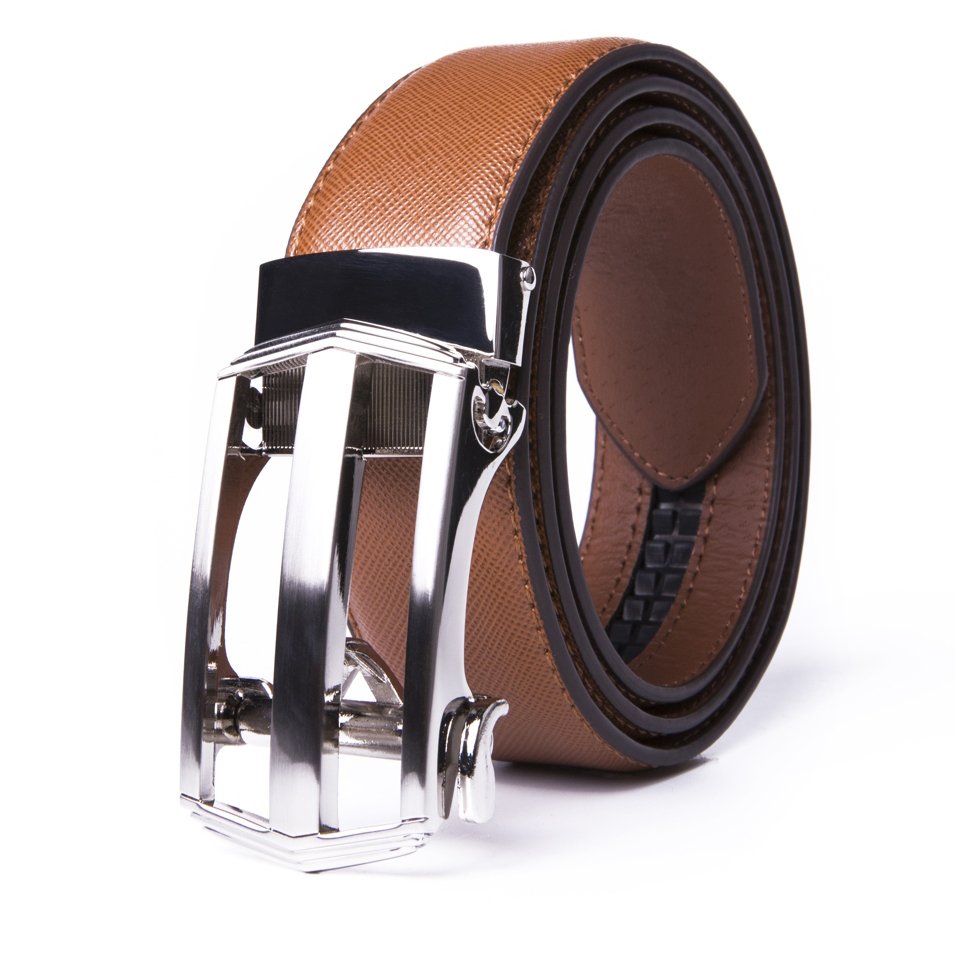 Dress Black Split Leather Belt Mens Designer Belt LA1221 - Image 5