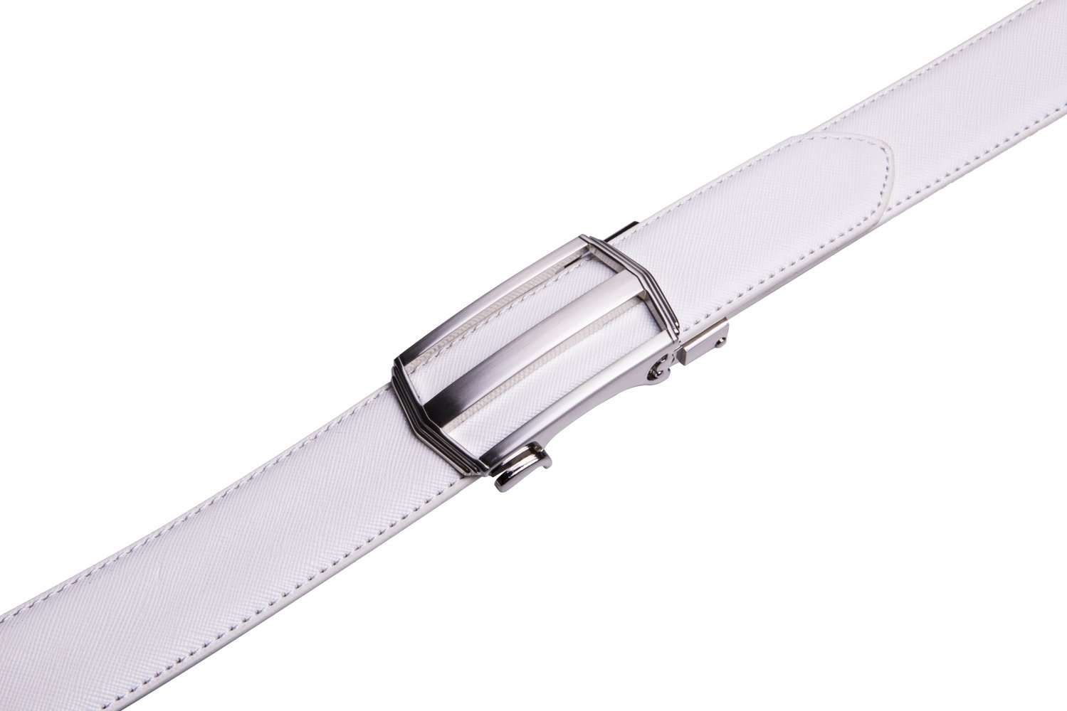 Dress Black Split Leather Belt Mens Designer Belt LA1221 - Image 11