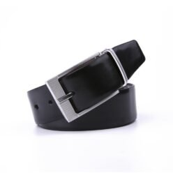 Reversible Split Leather Single Prong Buckle Belt LA1228