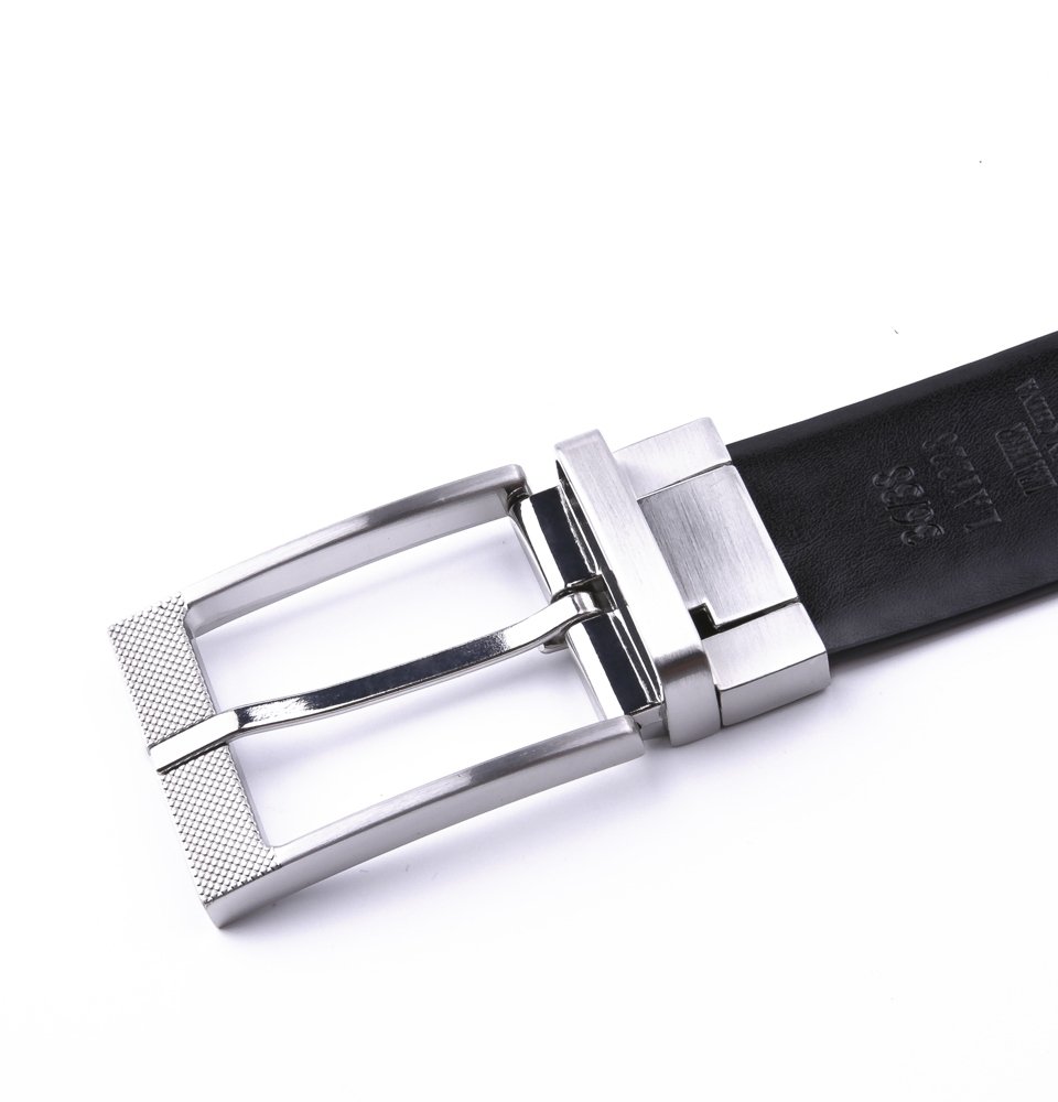 Reversible Split Leather Single Prong Buckle Belt LA1228 - Image 5