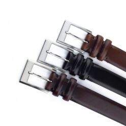 Alternative view of Vintage Classic Brown Genuine Leather Belt for Men LA1233