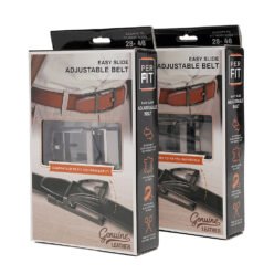 Alternative view of Reversible Non-Ratchet Auto-Lock Leather Belt LA1239