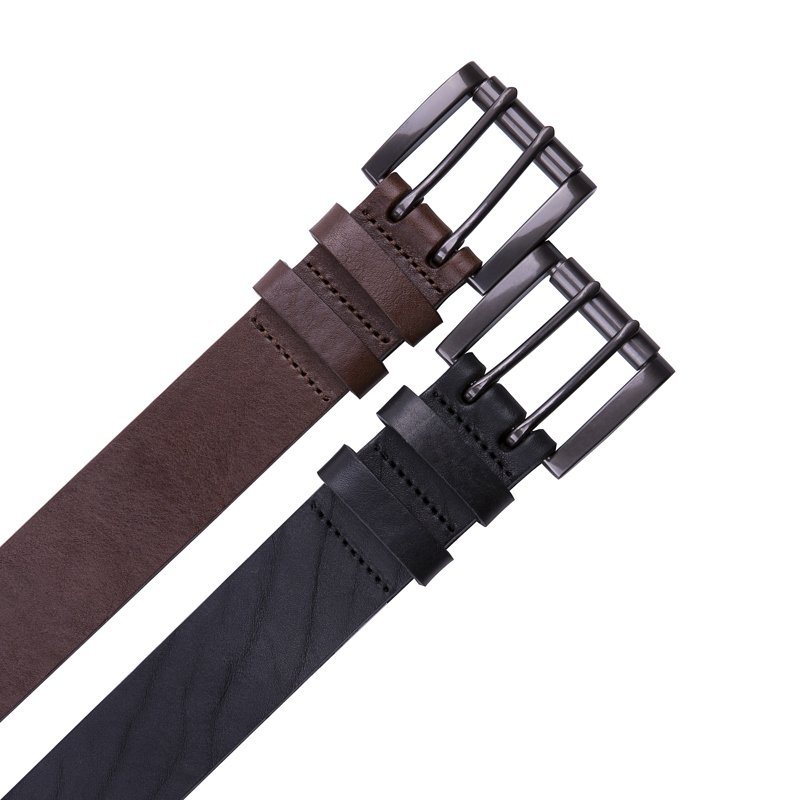 Genuine Leather Double‑Prong Belt LA2004 - Image 5