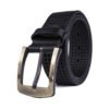 Genuine Leather Single Prong Buckle Belt LA2015