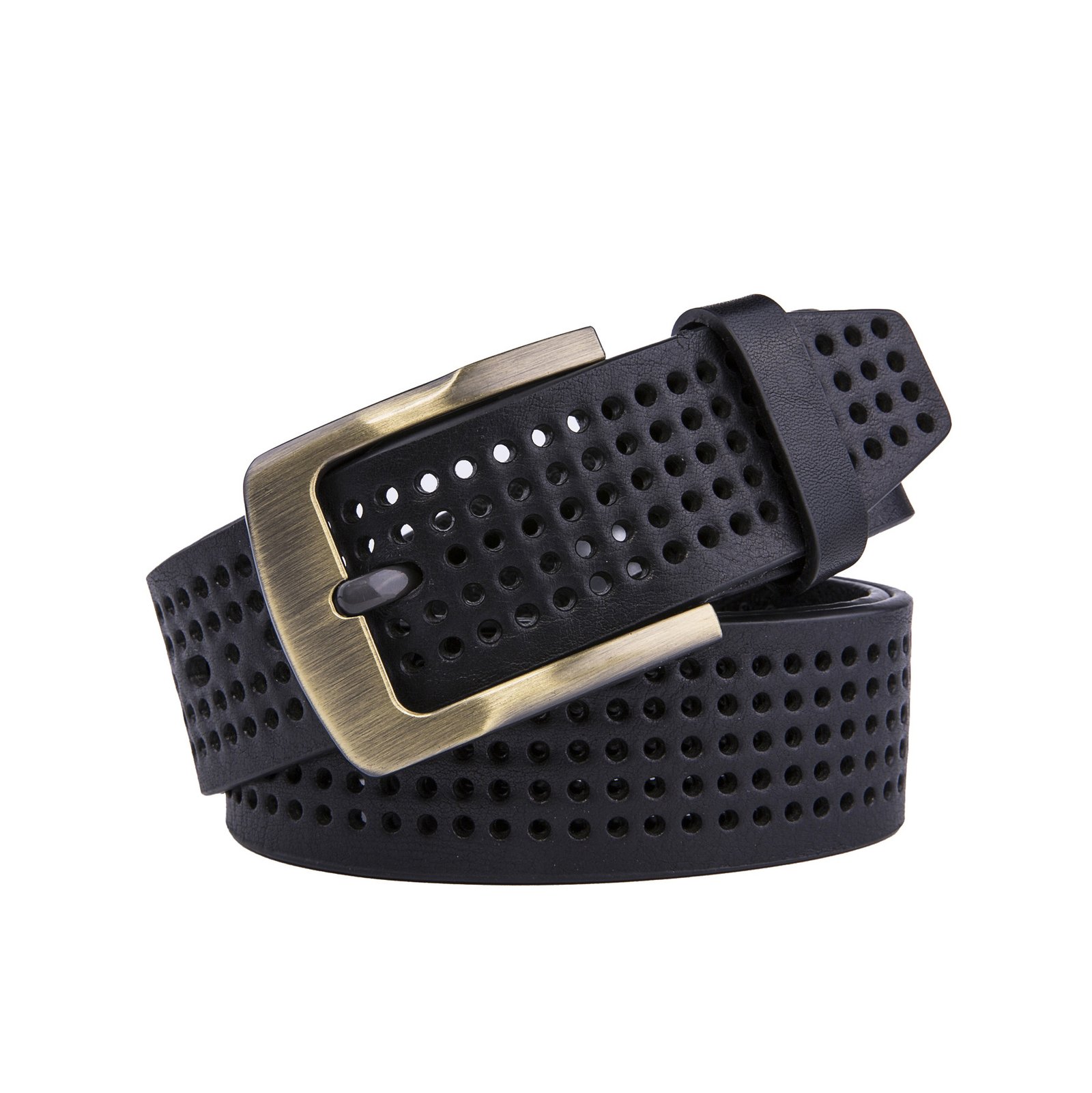 Genuine Leather Single Prong Buckle Belt LA2015 - Image 4