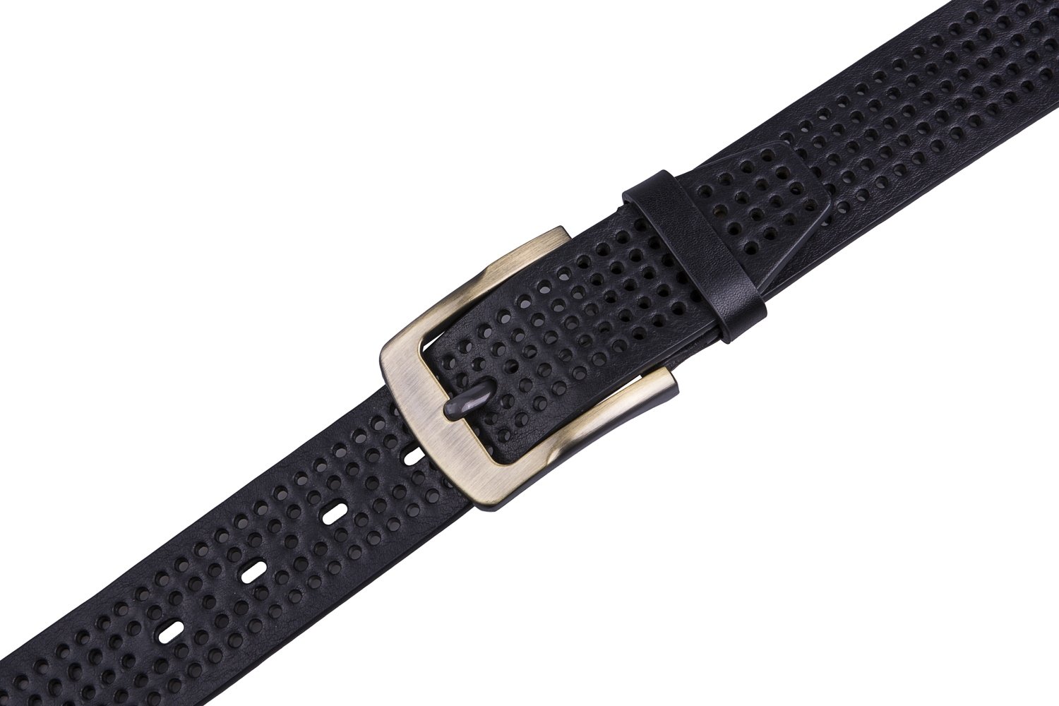 Genuine Leather Single Prong Buckle Belt LA2015 - Image 6