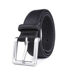 Split Leather Single Prong Buckle Belt LA2033