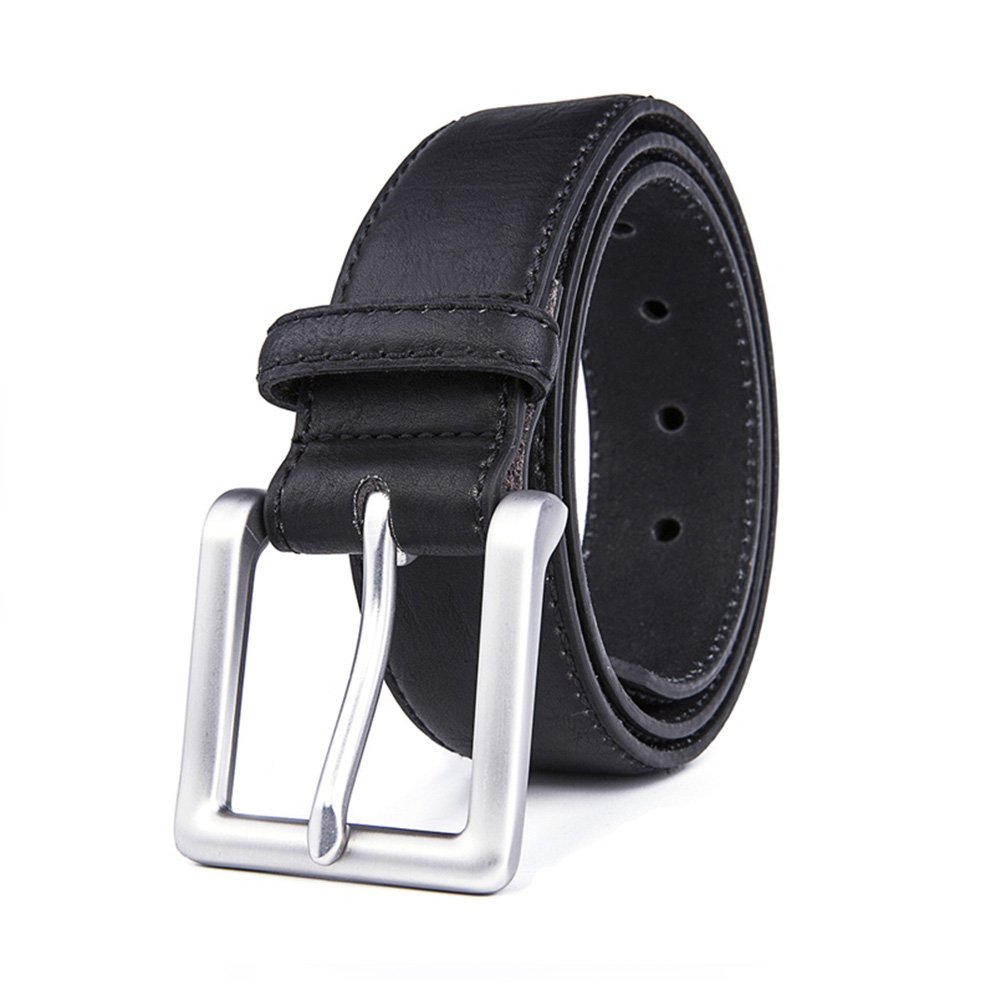 Men's 1.5-Inch Leather Belt – Classic Business Casual Style | LA2033