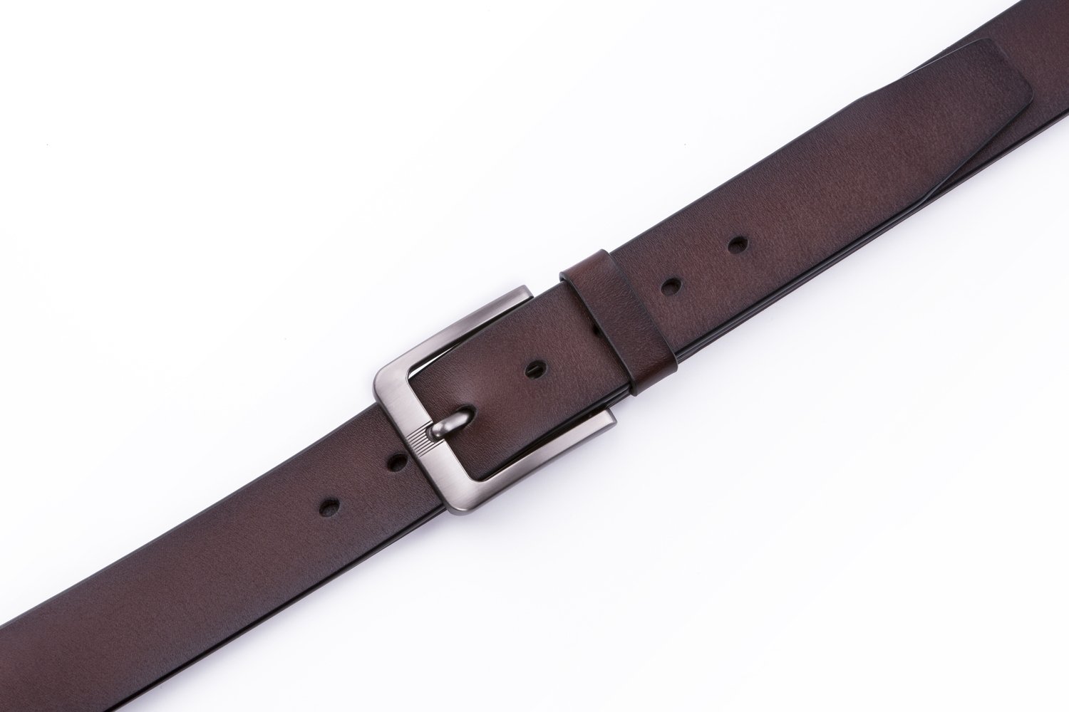 Wide Casual Dress Black Full Grain Genuine Leather Belt for Men LA2070 - Image 10