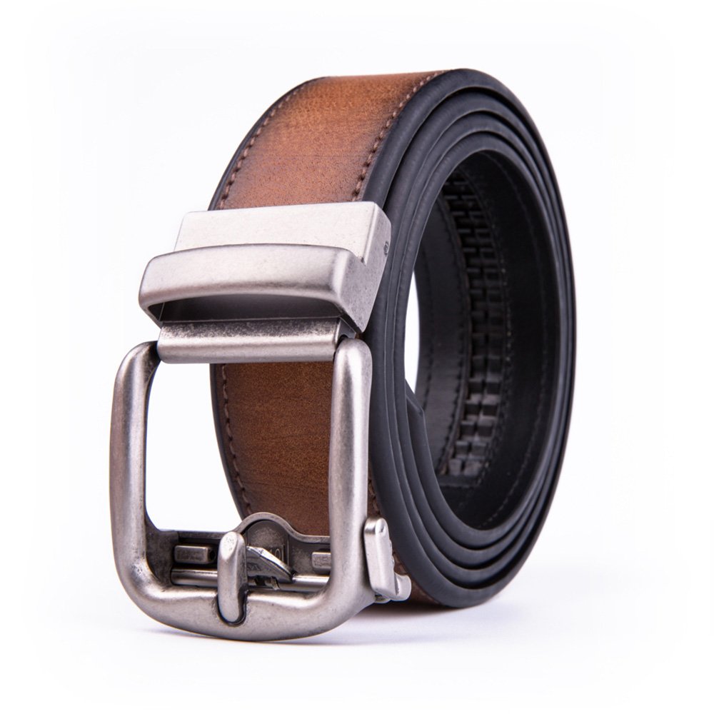 Multicolor PU Leather Automatic Leather Belt LA2073