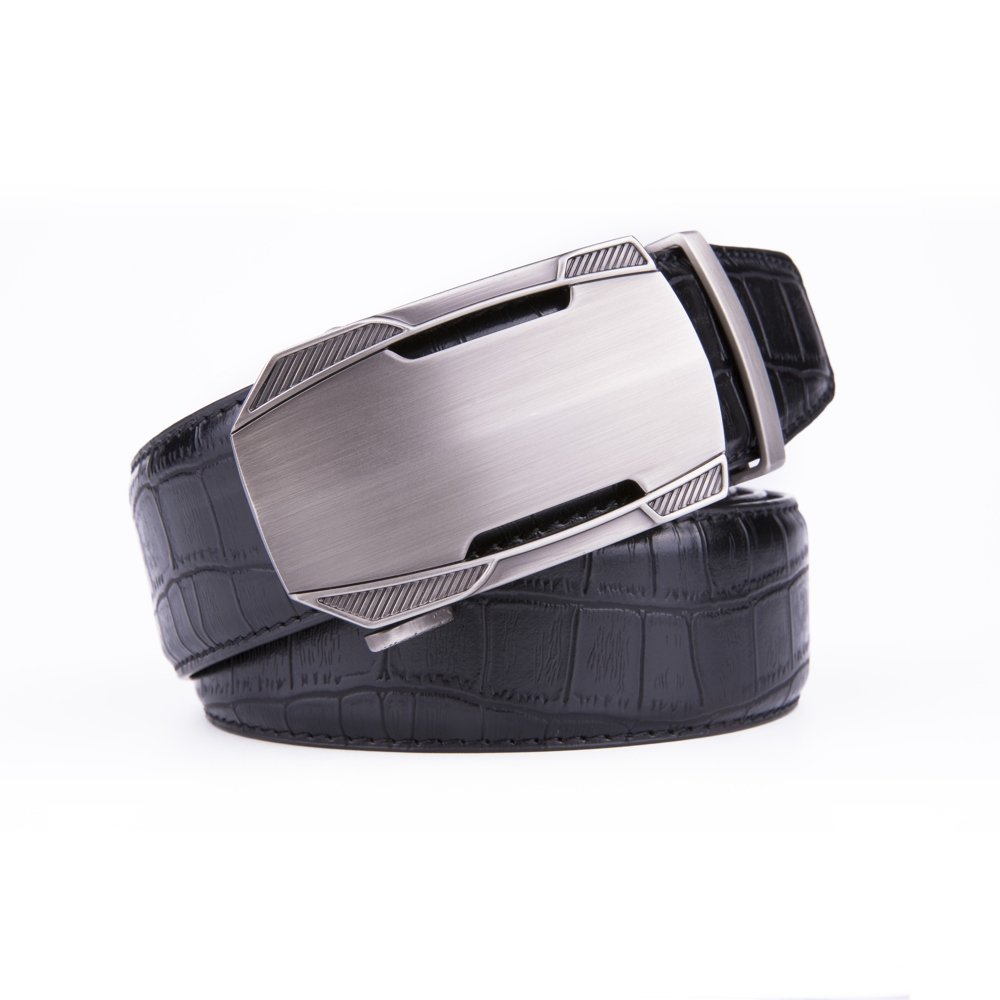 Croc‑Embossed Leather Ratchet Belt LA2077 - Image 4