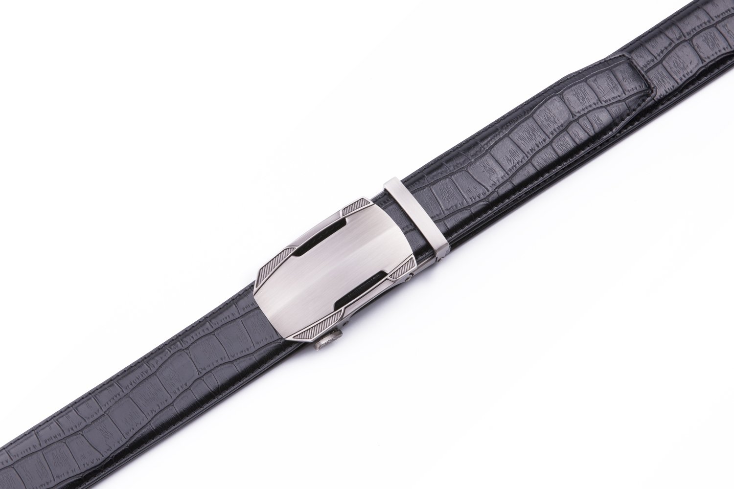 Croc‑Embossed Leather Ratchet Belt LA2077 - Image 6