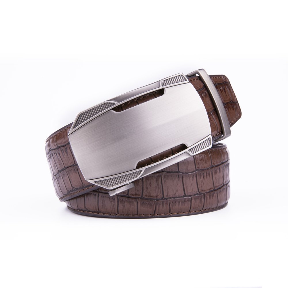 Croc‑Embossed Leather Ratchet Belt LA2077 - Image 8