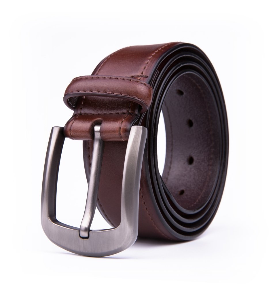 Wide Retro Casual Vintage Mens Genuine Leather Belt LA2080 - Image 6