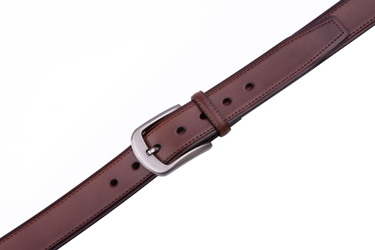 Wide Retro Casual Vintage Mens Genuine Leather Belt LA2080 - Image 9