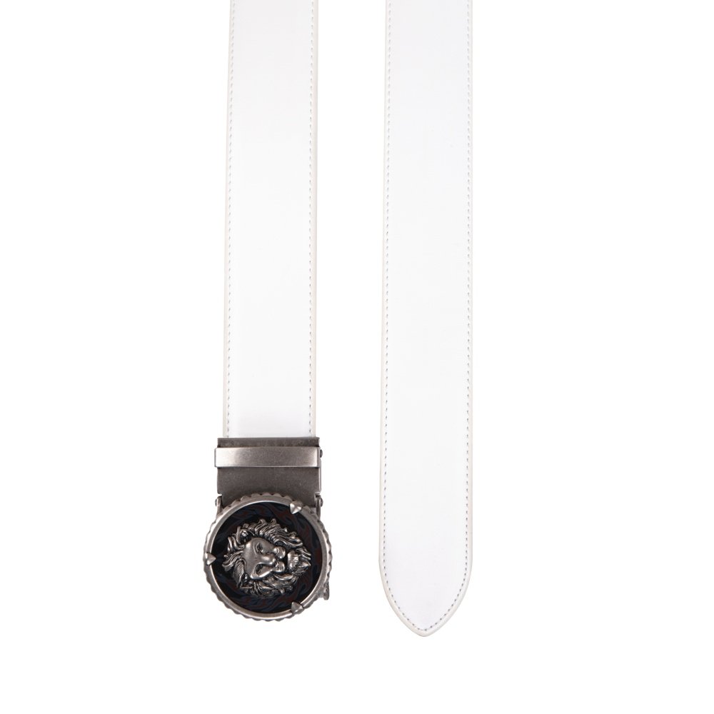 Black Lion Retro Western Automatic Mens Leather Belt - Image 13